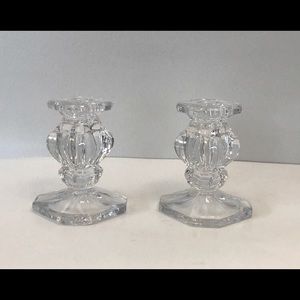 Vintage Gorham Lead Crystal Candleholders